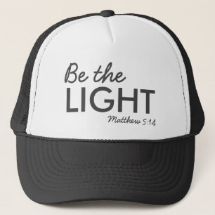 光である Matthew 5:14 Bible Verse Christian キャップ