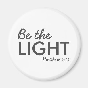 光である Matthew 5:14 Bible Verse Christian マグネット