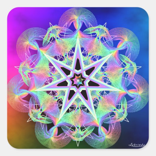 光で満たされる スクエアシール (正面)