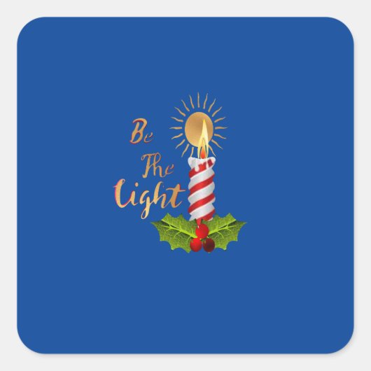 光となりなさい スクエアシール (正面)