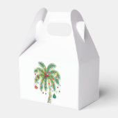 光とオルナムを持つ熱帯クリスマスパームツリー フェイバーボックス (裏面サイド)