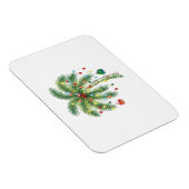 光とオルナムを持つ熱帯クリスマスパームツリー マグネット (右側)