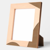 光とモダン影のミニマリスト木製レーザー レーザー彫刻フレーム (左)