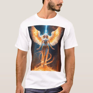 光と天使の炎 Tシャツ