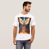 光と天使の炎 Tシャツ (正面フル)