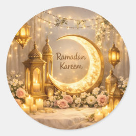 光と平穏の三日月 - ラウンドシール