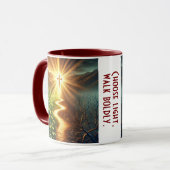 光と影のコーヒーマ感動的グのパス マグカップ (正面左)