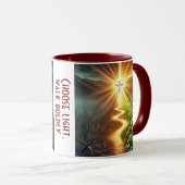 光と影のコーヒーマ感動的グのパス マグカップ (正面右)