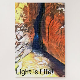 光と影のビーチ洞窟が海に接続 ジグソーパズル