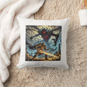 光と影の枕の衝突デザインlagzary クッション (ブランケット)