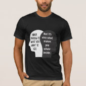 光と影の自分Tシャツデザイン Tシャツ (正面)