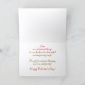 光と愛に満ちた、ハッピー・バレンタインデーのカード カード (内部)