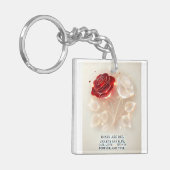 光と愛のバラ キーホルダー (正面左)