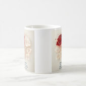 光と愛のバラ コーヒーマグカップ (中央)