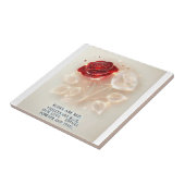 光と愛のバラ タイル (側面)