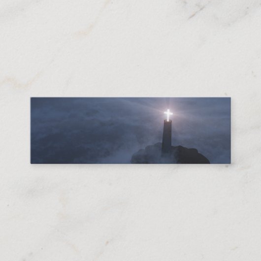 光と救いのブックマーク スキニー名刺 (正面)