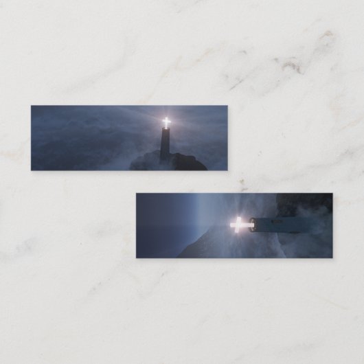 光と救いのブックマーク スキニー名刺 (正面/裏面)