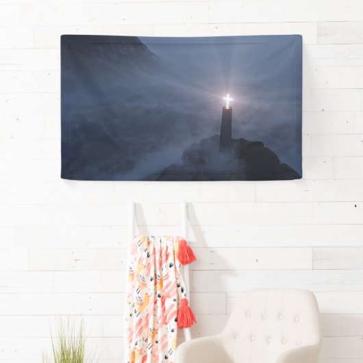 光と救いの旗 横断幕 (インサイチュ)