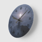 光と救いの時計 ラウンド壁時計 (傾斜)