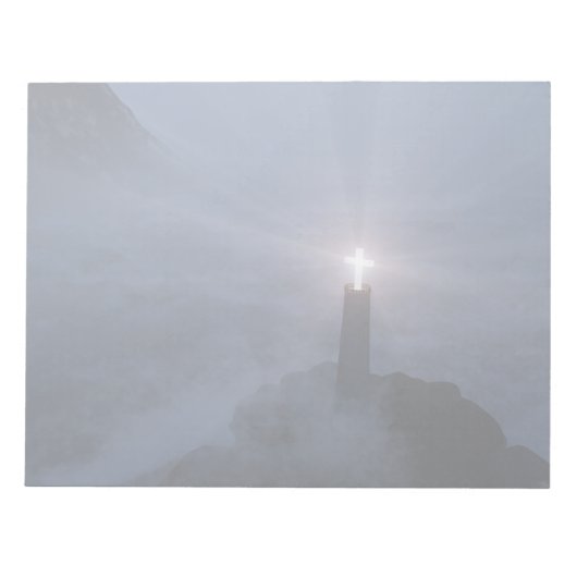 光と救済メモ帳 ノートパッド (正面)