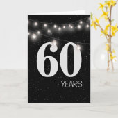 光と星で60周年 カード (黄色い花)