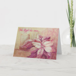 光と沈黙のクリスマスカード カード