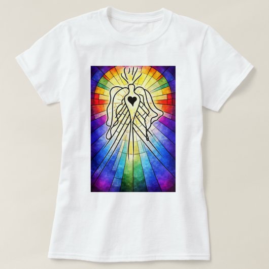 "光と治癒の誕生" Tシャツ (デザイン正面)