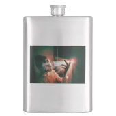 光と煙の中の女性 フラスク (正面)