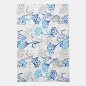 光と空気あじさい花柄 キッチンタオル (縦)