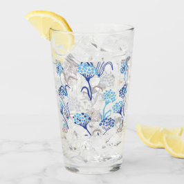 光と空気あじさい花柄 タンブラーグラス