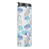 光と空気あじさい花柄 タンブラー (回転右)