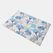 光と空気あじさい花柄 ドアマット (アングル)