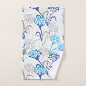 光と空気あじさい花柄 バスタオルセット (ハンドタオル)