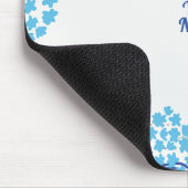 光と空気あじさい花柄 マウスパッド (コーナー)