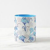 光と空気あじさい花柄 マグカップ (中央)