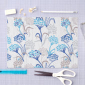 光と空気あじさい花柄 薄葉紙 (クラフト)