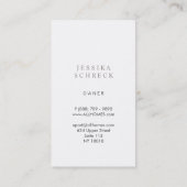 光と素晴らし 名刺 (裏面)