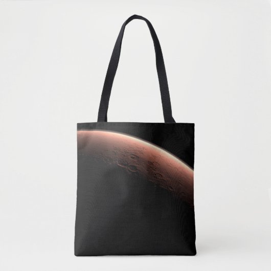 光と闇の火星の一部。 トートバッグ (正面)