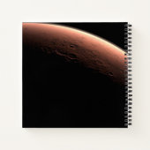 光と闇の火星の一部。 ノートブック (裏面)