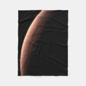 光と闇の火星の一部。 フリースブランケット (正面)