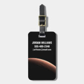 光と闇の火星の一部。 ラゲッジタグ (正面縦)