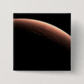 光と闇の火星の一部。 缶バッジ (正面)