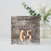 光と霧の65歳の誕生日パーティー 招待状 (スタンド正面)