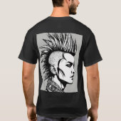 光と音楽のTシャツのギリシャの神 Tシャツ (裏面)