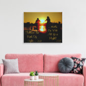 光にしがみつく キャンバスプリント (インサイチュ (リビング))