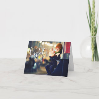 光になれ、ランタンを持った少年 カード