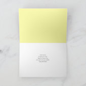 光に目が見えない?水平グリーティングカード カード (内部)