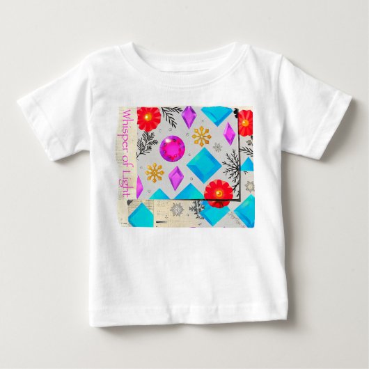 光のささやき - ベビー ジェムTシャツ ベビーTシャツ (正面)