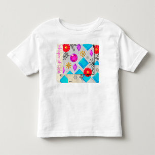 光のささやき - 宝石の調和パターン トドラーTシャツ