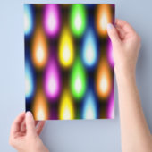 光のカラフル効果 チラシ (手)